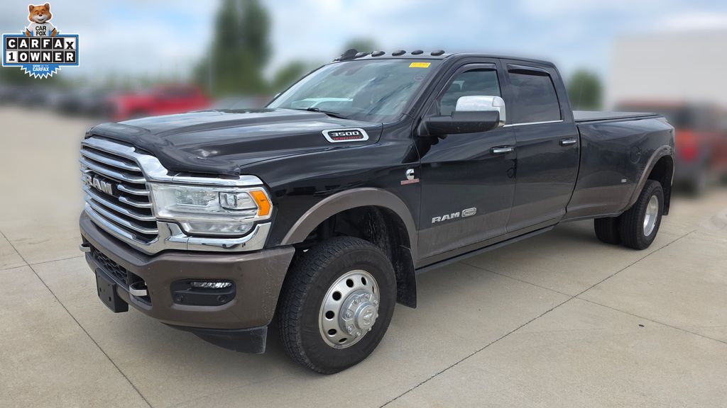 Diamond Black Crystal Pearlcoat 2021 RAM 3500 Pickup Truck Four-Wheel Drive 6-Speed Automatic