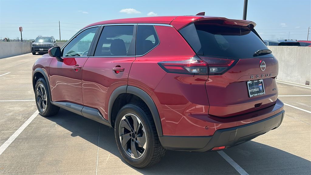 2025 Nissan Rogue SV Red at South Houston Nissan