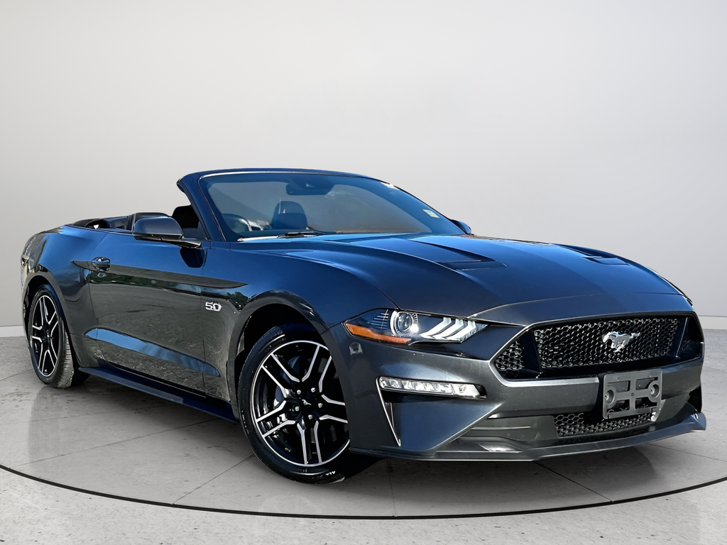 Gray (Magnetic) 2020 Ford Mustang GT Premium Convertible RWD Convertible Rear-Wheel Drive Automatic