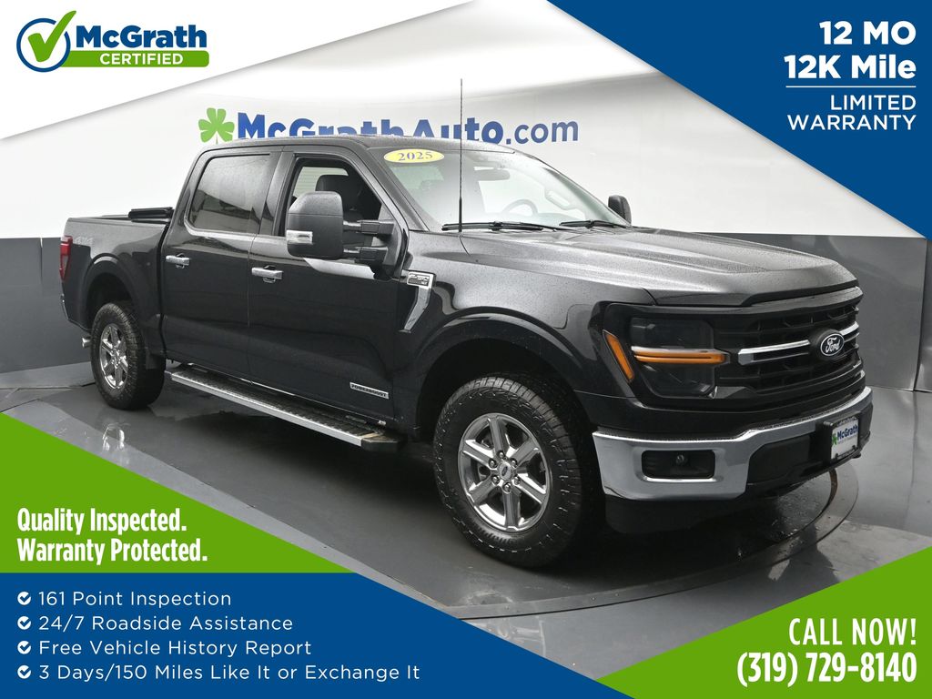 Black Metallic 2025 Ford F-150 Pickup Truck Four-Wheel Drive Automatic