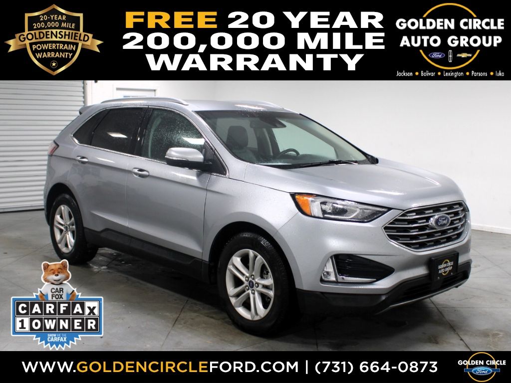 Iconic Silver Metallic 2020 Ford Edge SUV / Crossover Front-Wheel Drive 8-Speed Automatic