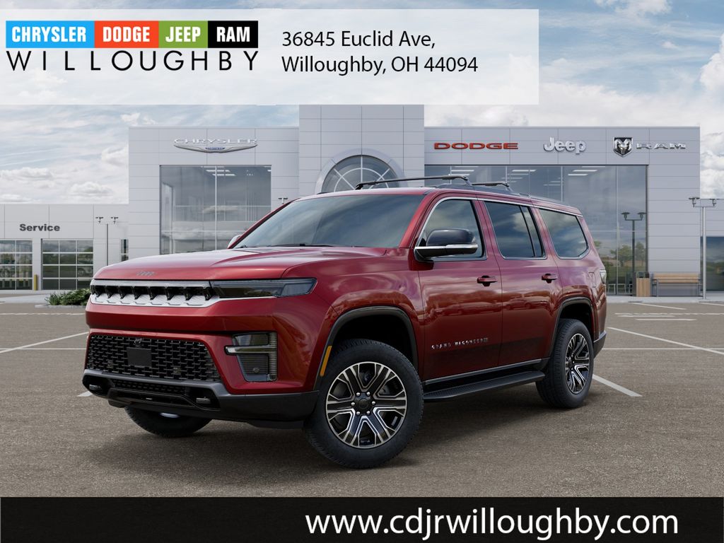 Velvet Red Pearlcoat 2026 Jeep Grand Wagoneer SUV / Crossover Four-Wheel Drive 8-Speed Automatic