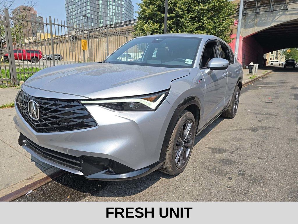 Solar Silver Metallic 2025 Acura ADX SUV / Crossover All-Wheel Drive Continuously Variable Transmission