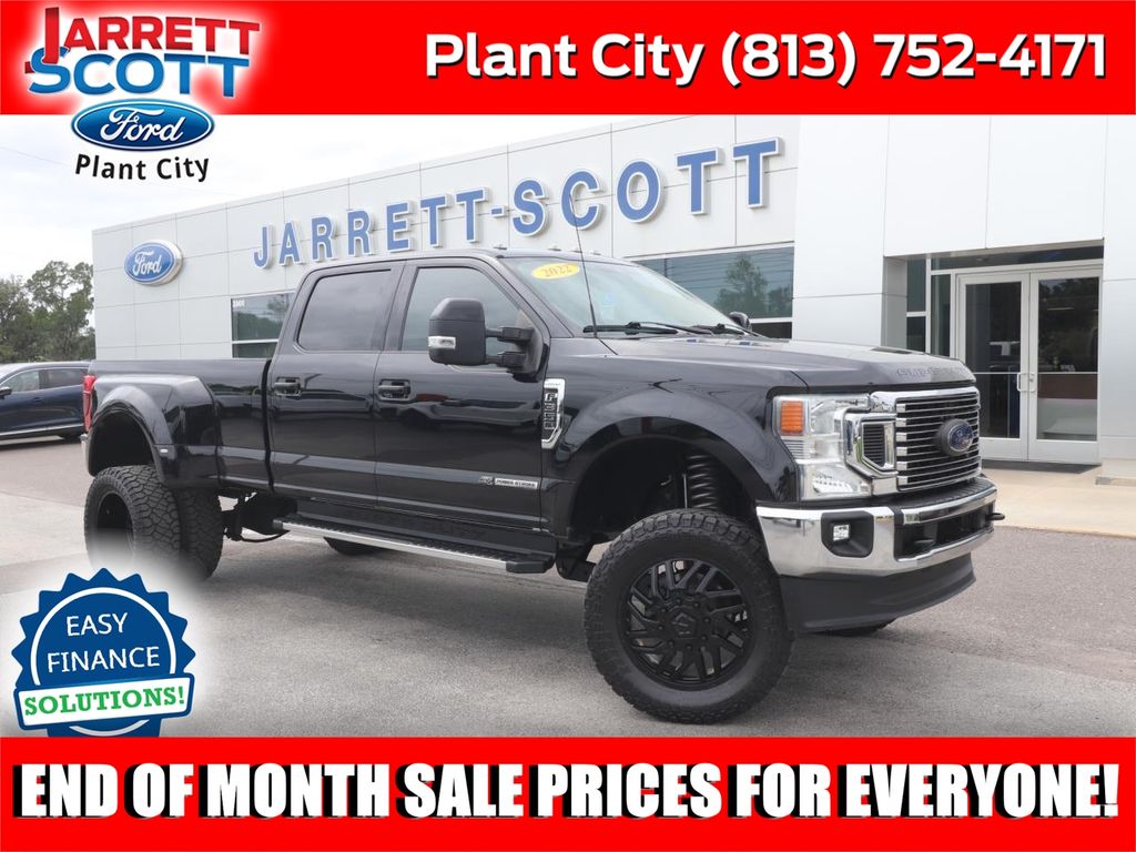 Agate Black Metallic 2022 Ford F-350 Super Duty Pickup Truck Four-Wheel Drive Automatic