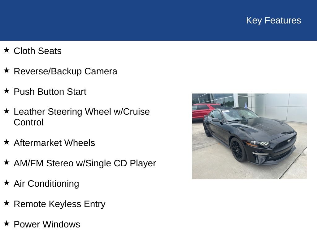 2018 Ford Mustang EcoBoost