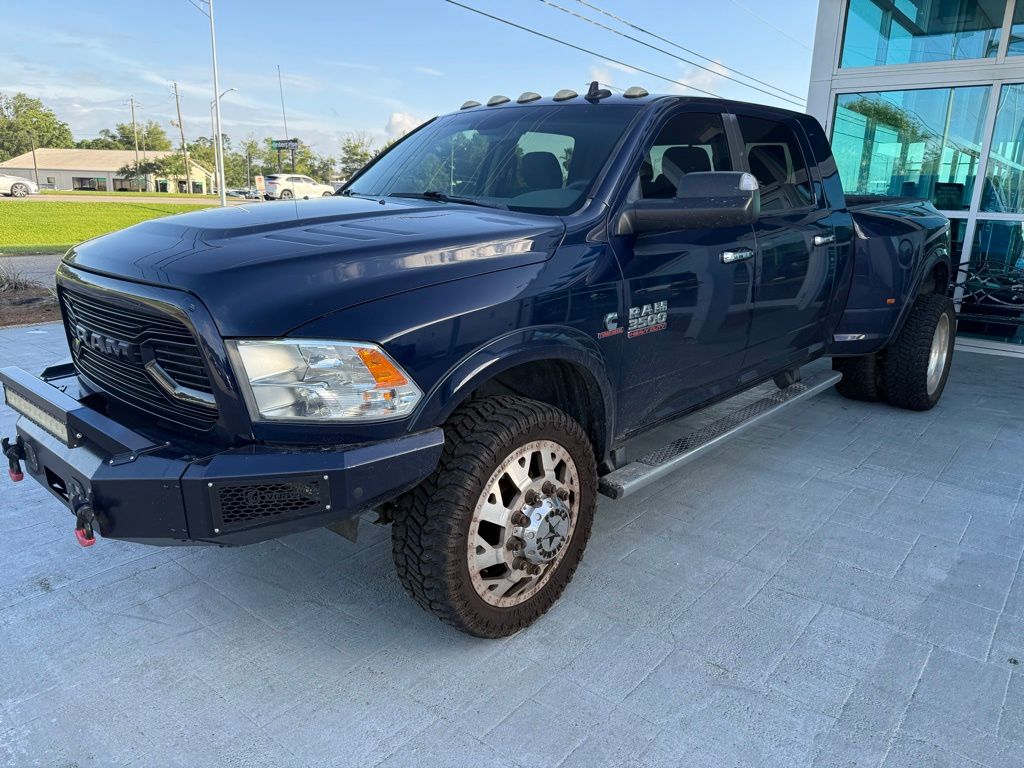 True Blue Pearlcoat 2018 RAM 3500 Lone Star Mega Cab DRW 4WD Pickup Truck Four-Wheel Drive 6-Speed Automatic