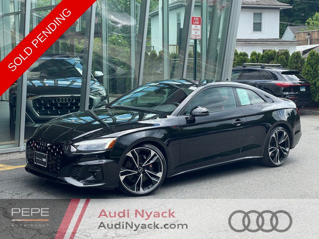 Mythos Black Metallic 2023 Audi S5 Coupe All-Wheel Drive 8-Speed Automatic