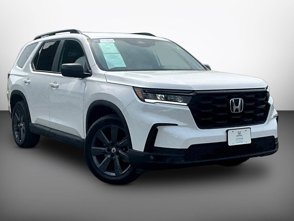 Platinum White Pearl 2025 Honda Pilot Sport AWD SUV / Crossover All-Wheel Drive Automatic
