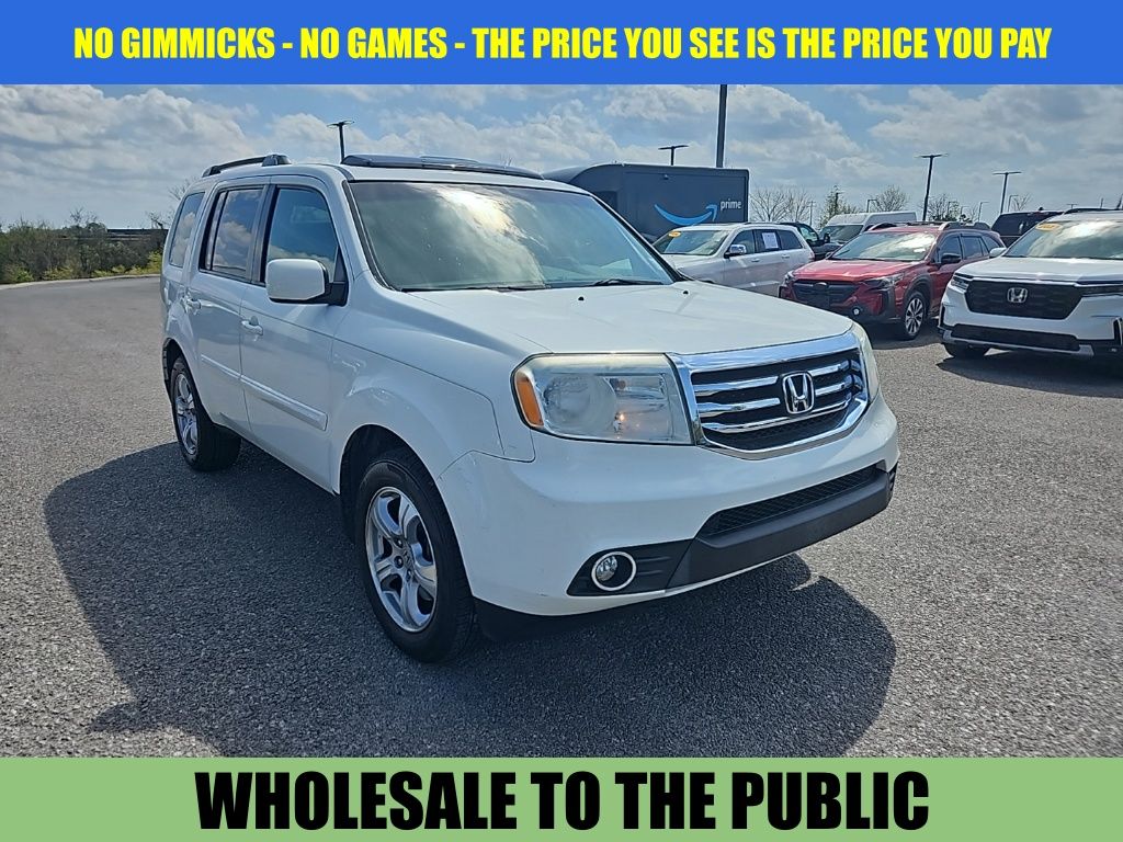 Taffeta White 2013 Honda Pilot EX-L SUV / Crossover Front-Wheel Drive 5-Speed Automatic