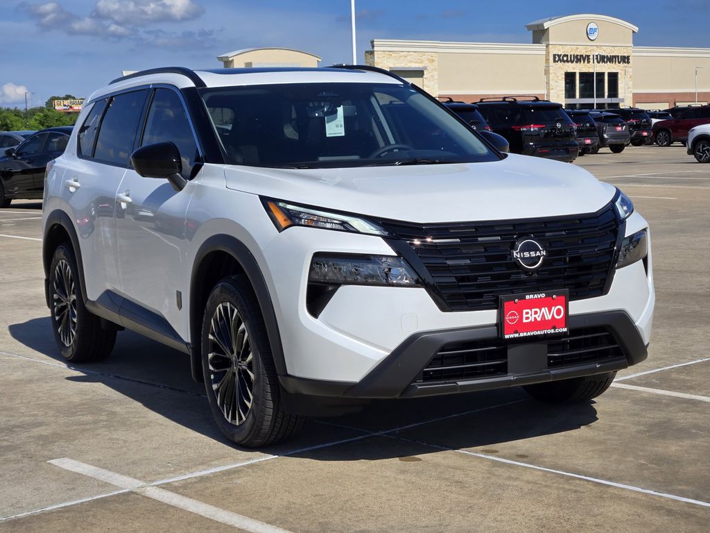2026 Nissan Rogue Dark Armor White at Central Houston Nissan