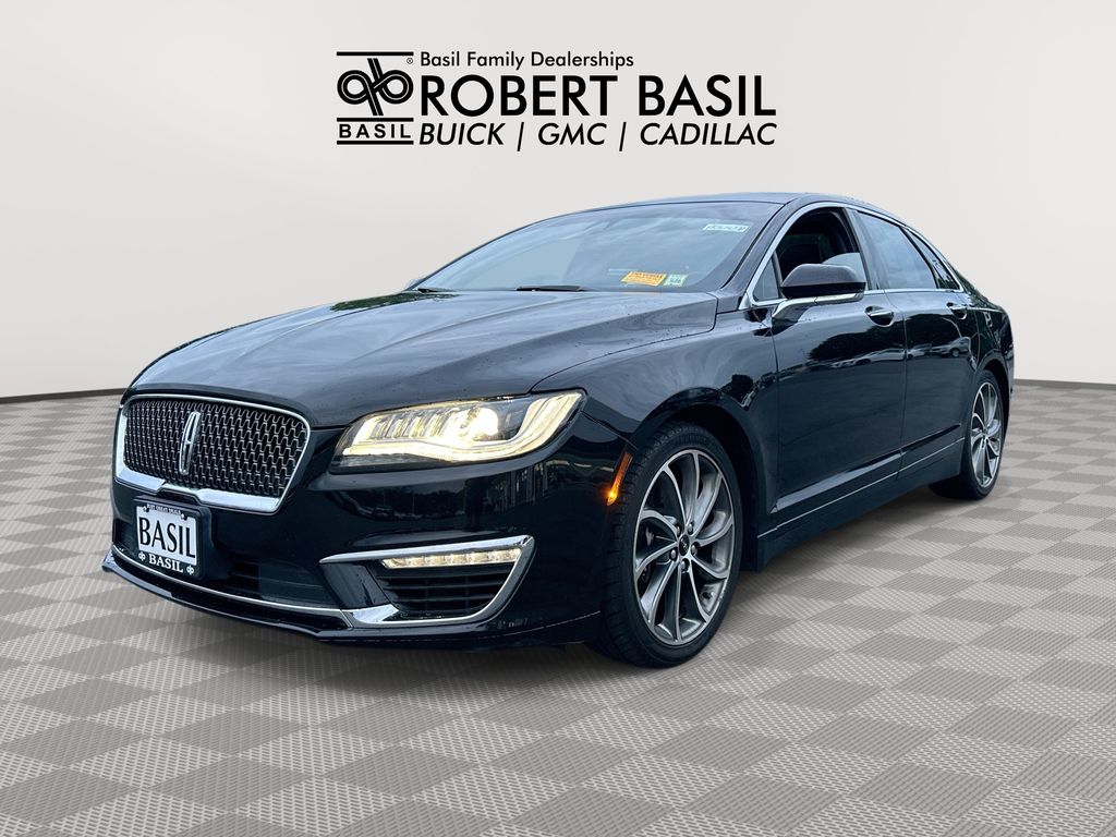 Diamond Black Metallic 2017 Lincoln MKZ Sedan All-Wheel Drive 6-Speed Automatic
