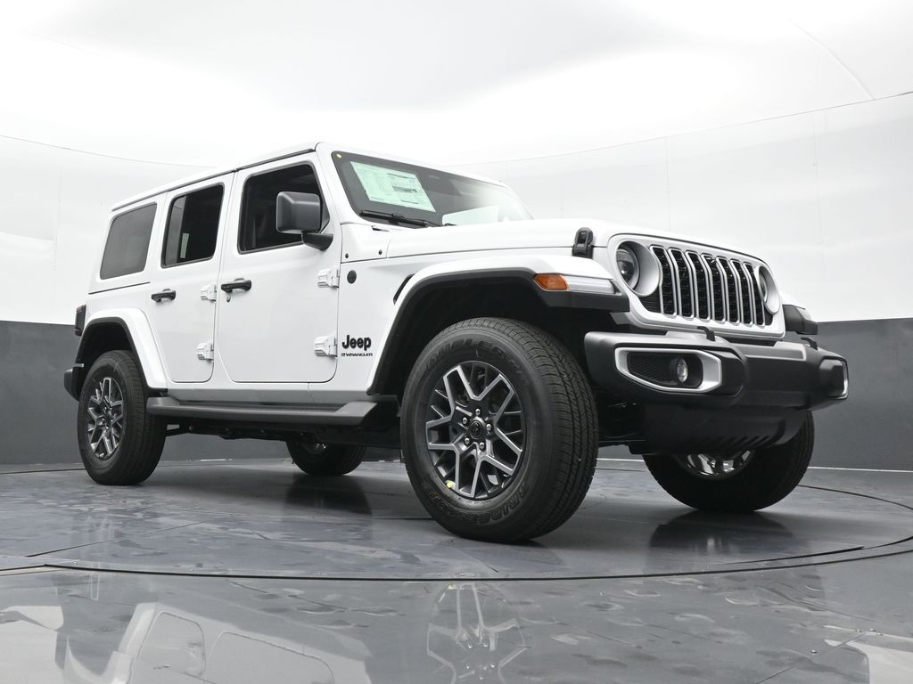 New 2026 Bright White Clearcoat Jeep Sahara image 60