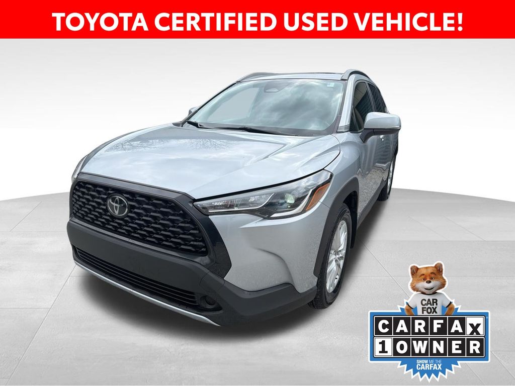 Sonic Silver 2023 Toyota Corolla Cross LE AWD SUV / Crossover All-Wheel Drive Continuously Variable Transmission
