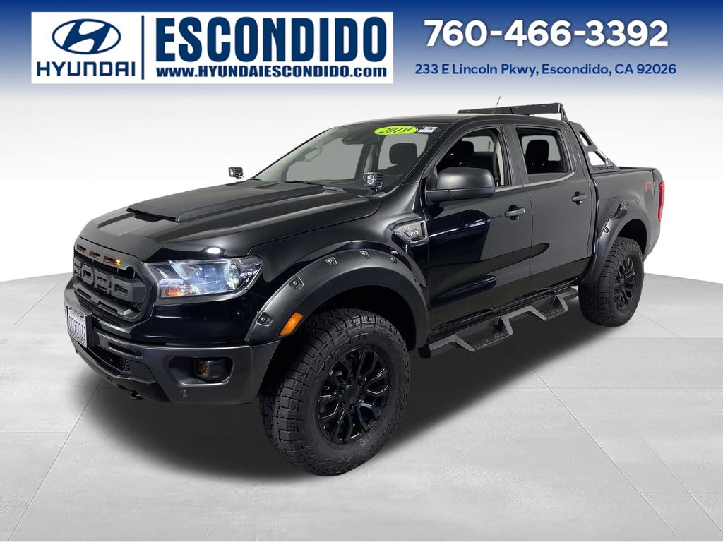 Shadow Black 2019 Ford Ranger Pickup Truck Four-Wheel Drive Automatic