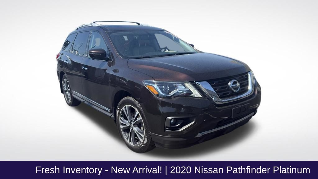 Mocha Almond Pearl 2020 Nissan Pathfinder Platinum 4WD SUV / Crossover Four-Wheel Drive Continuously Variable Transmission