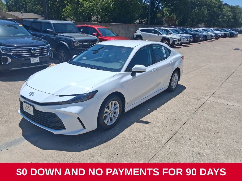 White 2025 Toyota Camry Sedan Continuously Variable Transmission