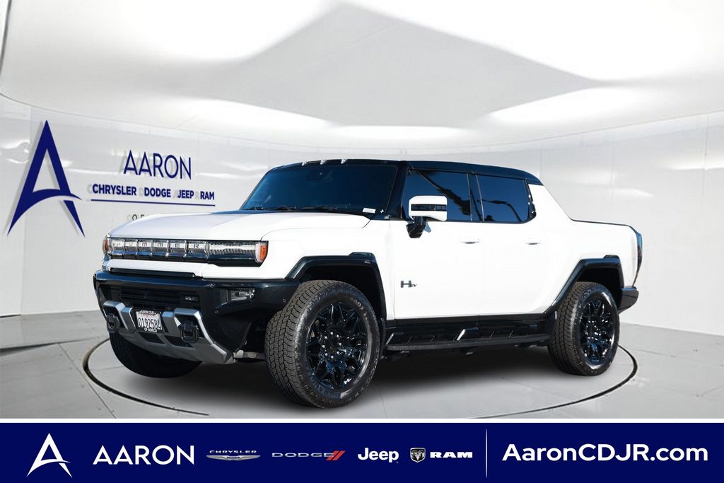 White 2025 GMC Hummer EV Pickup Pickup Truck All-Wheel Drive 1-Speed Automatic