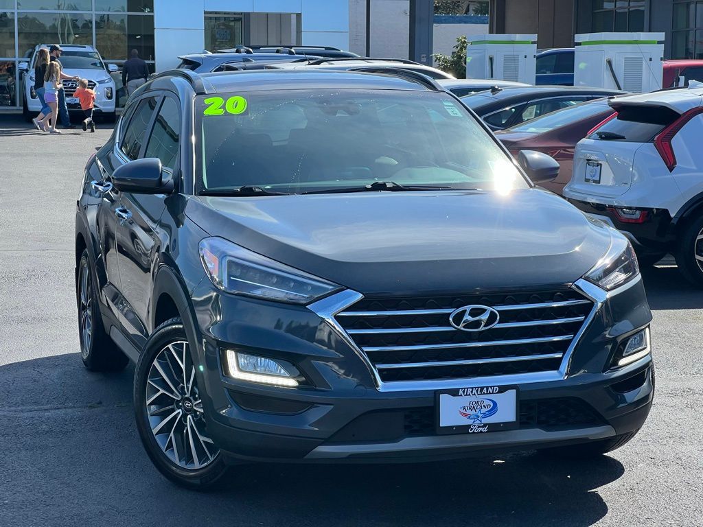 Dusk Blue 2020 Hyundai Tucson Ultimate AWD SUV / Crossover All-Wheel Drive 6-Speed Automatic