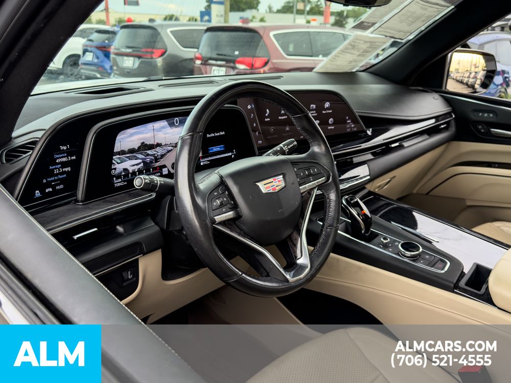 Used 2021 White Cadillac Premium Luxury image 16