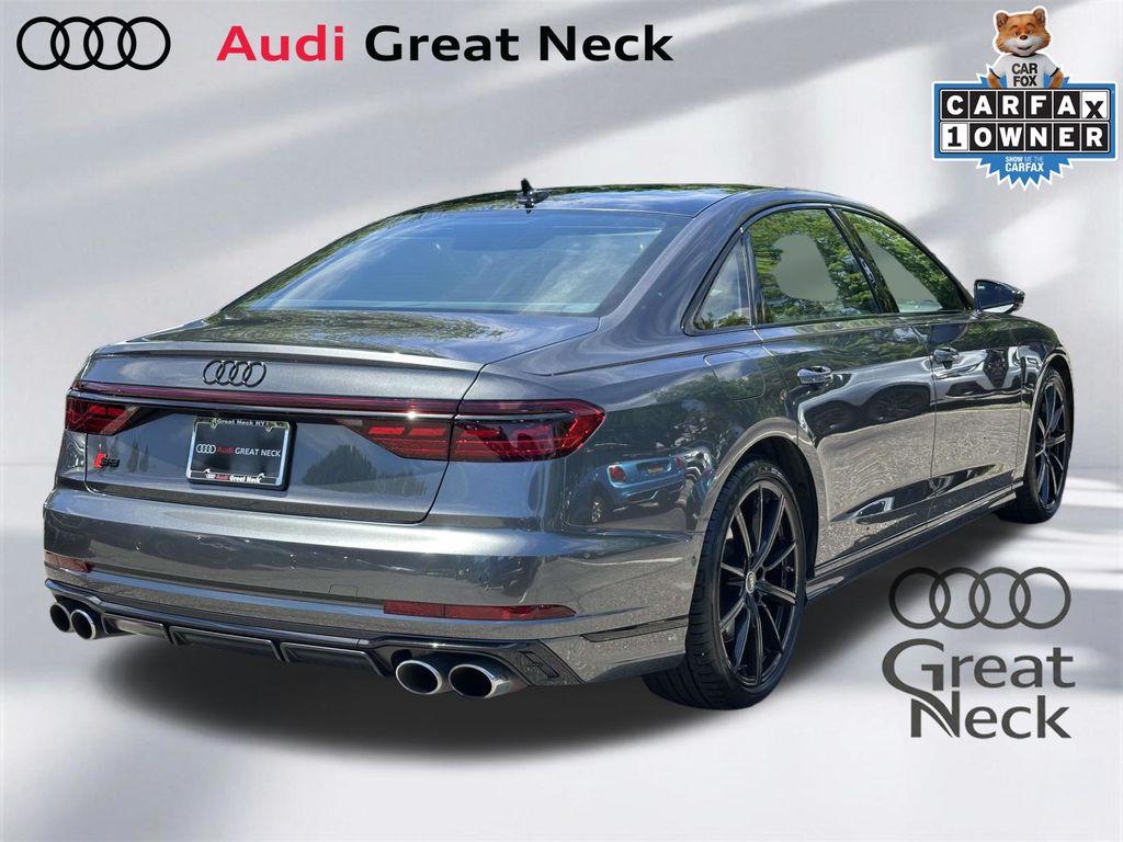 Daytona Gray Pearl 2024 Audi S8 4.0T quattro Sedan All-Wheel Drive 8-Speed Automatic