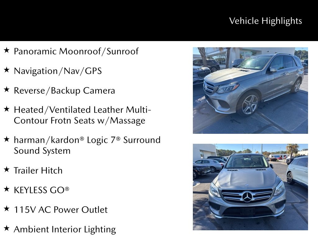 2016 Mercedes-Benz GLE 350 4MATIC