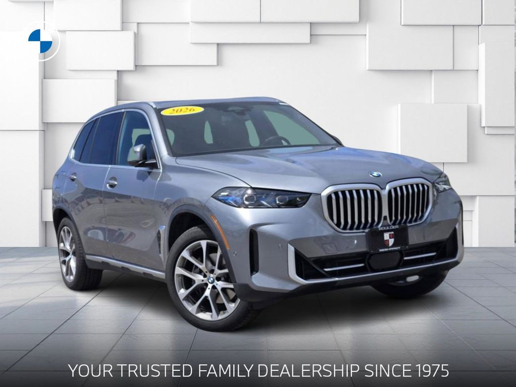Gray (Skyscraper Grey Metallic) 2026 BMW X5 SUV / Crossover All-Wheel Drive 8-Speed Automatic