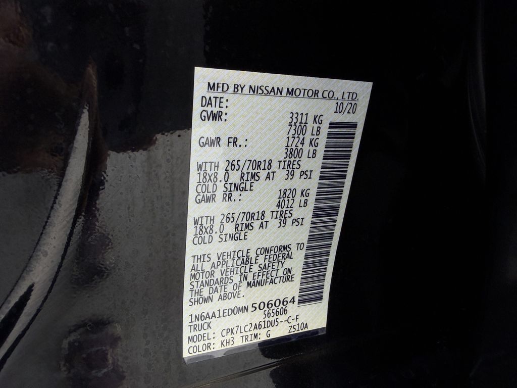 Used 2021 Nissan Titan Truck