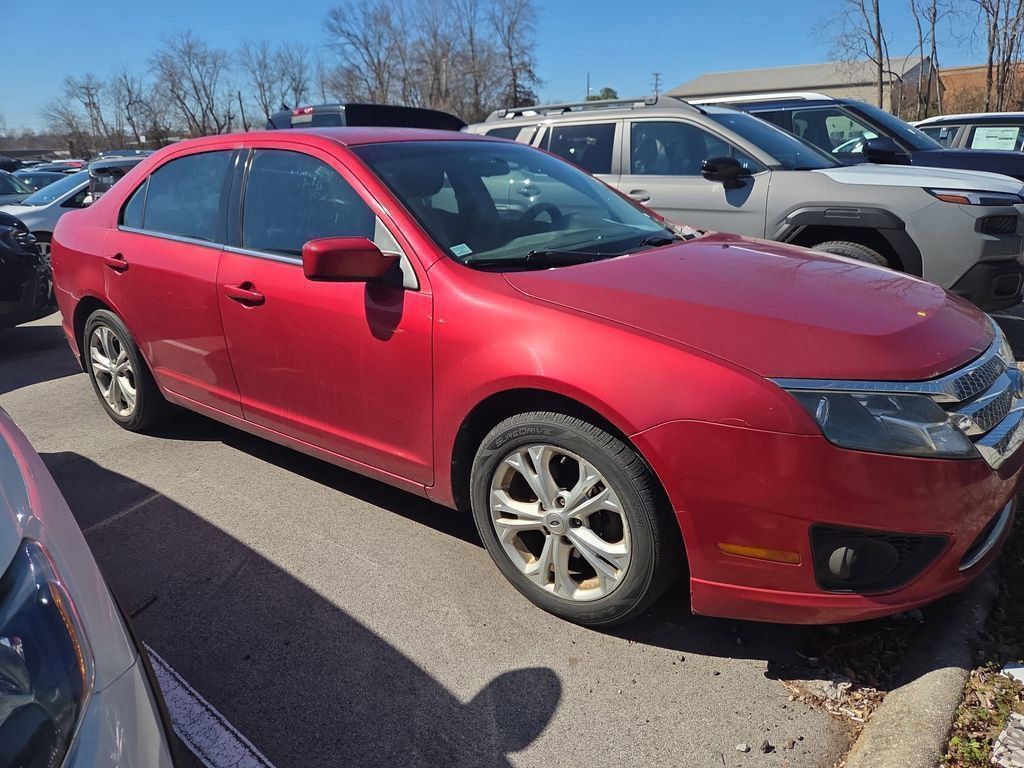 Red Candy Metallic Tinted 2012 Ford Fusion SE Sedan Front-Wheel Drive 6-Speed Automatic
