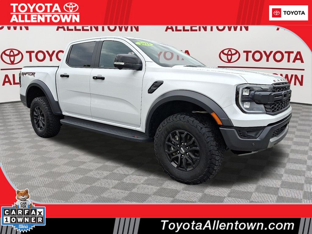 Oxford White 2025 Ford Ranger Raptor SuperCrew 4WD Pickup Truck Four-Wheel Drive Automatic