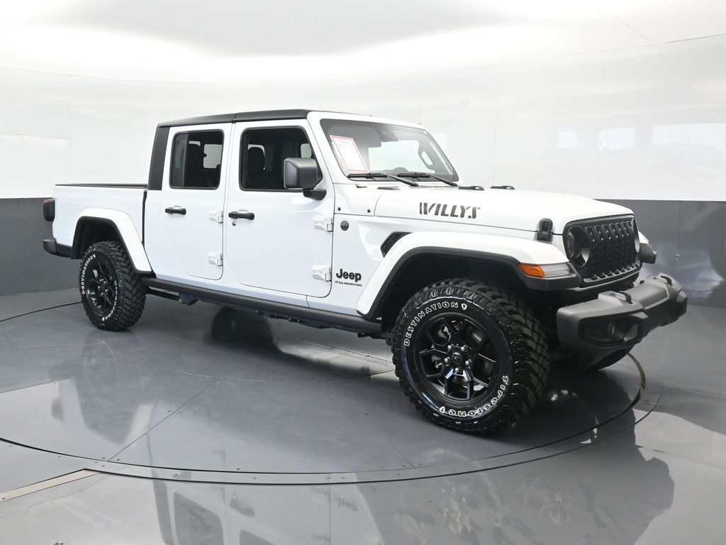 Used 2024 Bright White Clearcoat Jeep Willys image 8