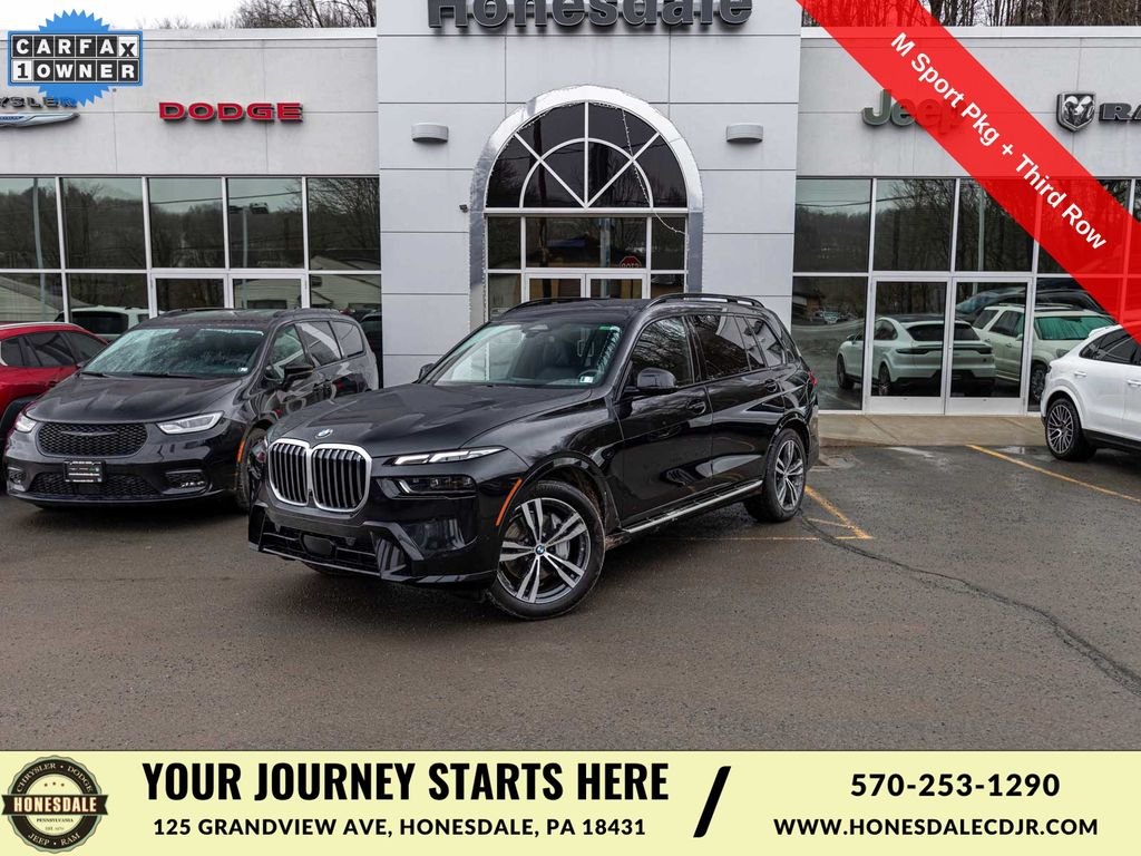 Black Sapphire Metallic 2025 BMW X7 SUV / Crossover All-Wheel Drive 8-Speed Automatic