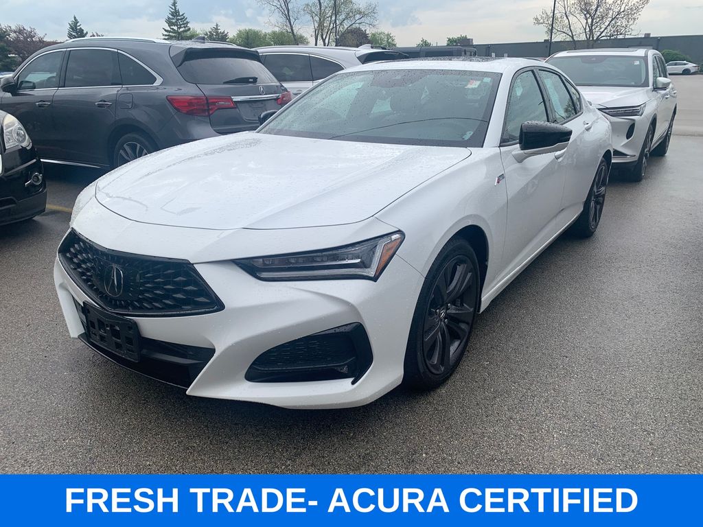 Performance Red Pearl 2023 Acura TLX SH-AWD with A-Spec Package Sedan All-Wheel Drive Automatic