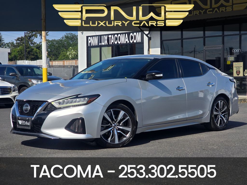 Brilliant Silver Metallic 2019 Nissan Maxima Sedan Front-Wheel Drive Continuously Variable Transmission