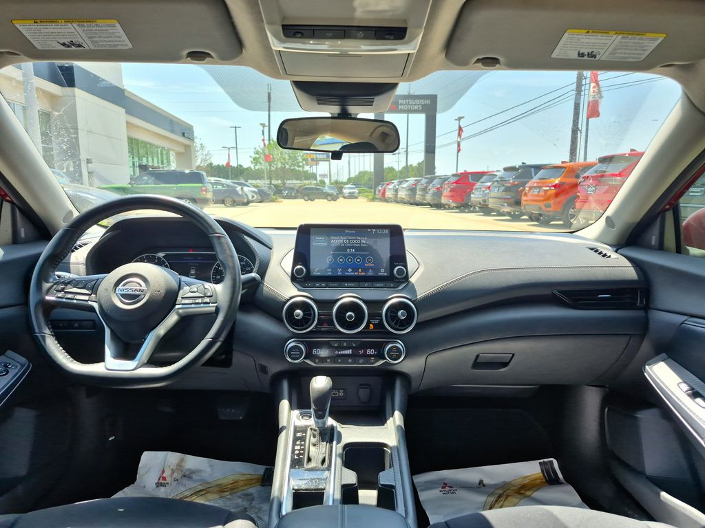 2023 Nissan Sentra SV Red at Texan Dodge Chrysler Jeep Ram