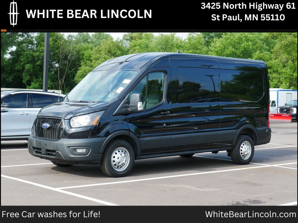 Black Metallic 2024 Ford Transit Cargo Van All-Wheel Drive