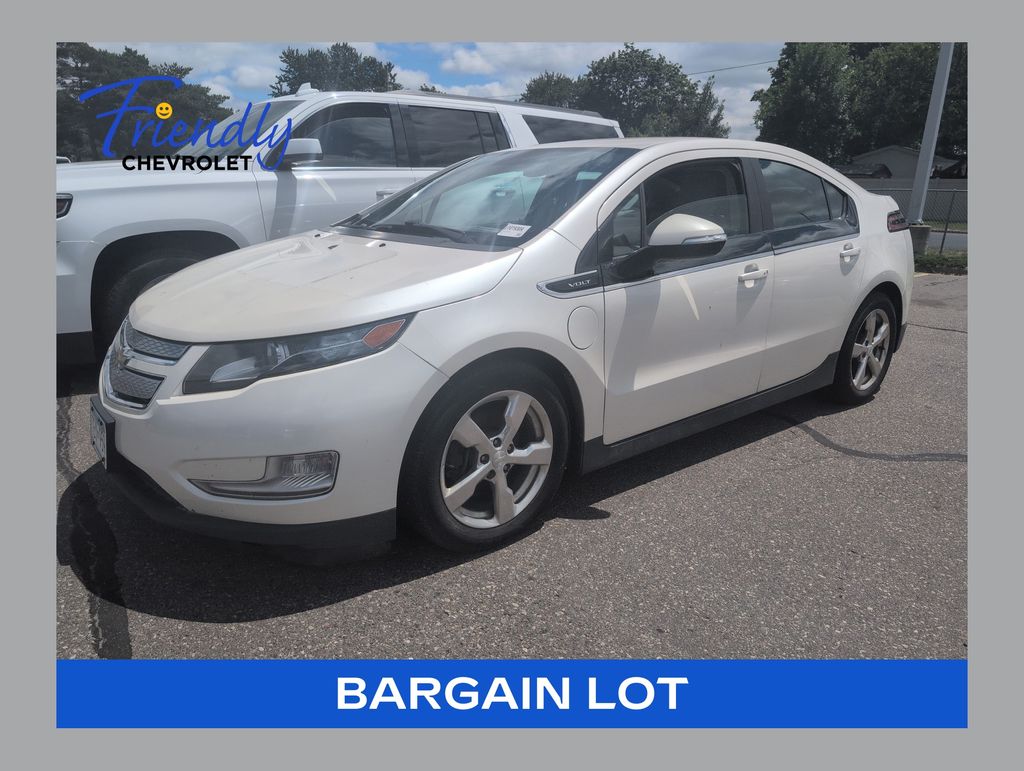White Diamond Clearcoat 2013 Chevrolet Volt Hatchback Front-Wheel Drive Automatic