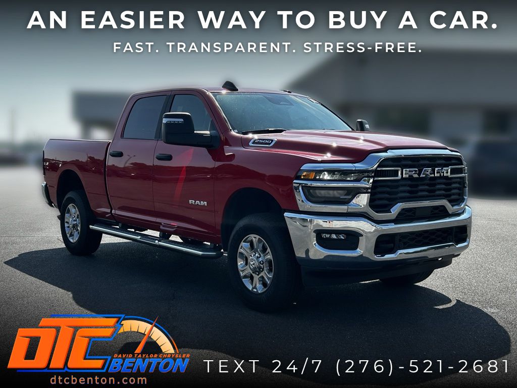 Flame Red Clearcoat 2026 RAM 2500 Pickup Truck Four-Wheel Drive 8-Speed Automatic