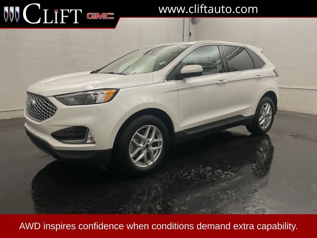 White Metallic 2024 Ford Edge SUV / Crossover All-Wheel Drive 8-Speed Automatic