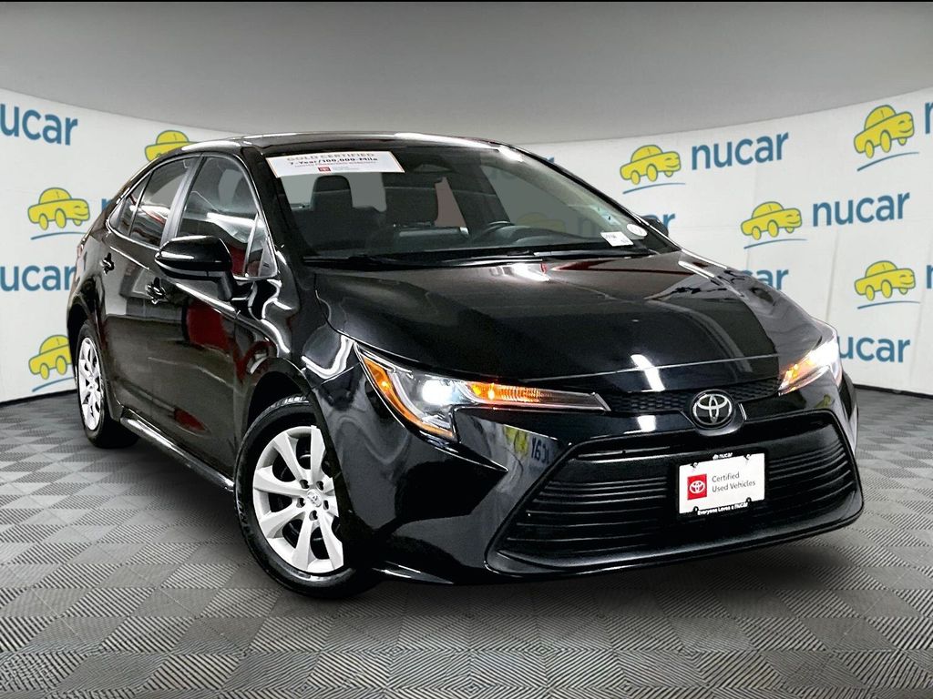 Midnight Black Metallic 2024 Toyota Corolla Sedan Front-Wheel Drive Continuously Variable Transmission