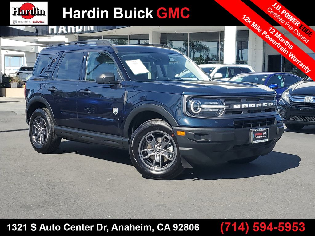 Alto Blue Metallic Tinted Clearcoat 2023 Ford Bronco Sport Big Bend AWD SUV / Crossover All-Wheel Drive 8-Speed Automatic