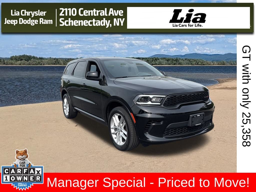 DB Black Crystal Clearcoat 2025 Dodge Durango SUV / Crossover All-Wheel Drive 8-Speed Automatic