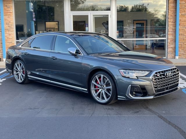 Daytona Gray Pearl 2023 Audi S8 Sedan All-Wheel Drive 8-Speed Automatic