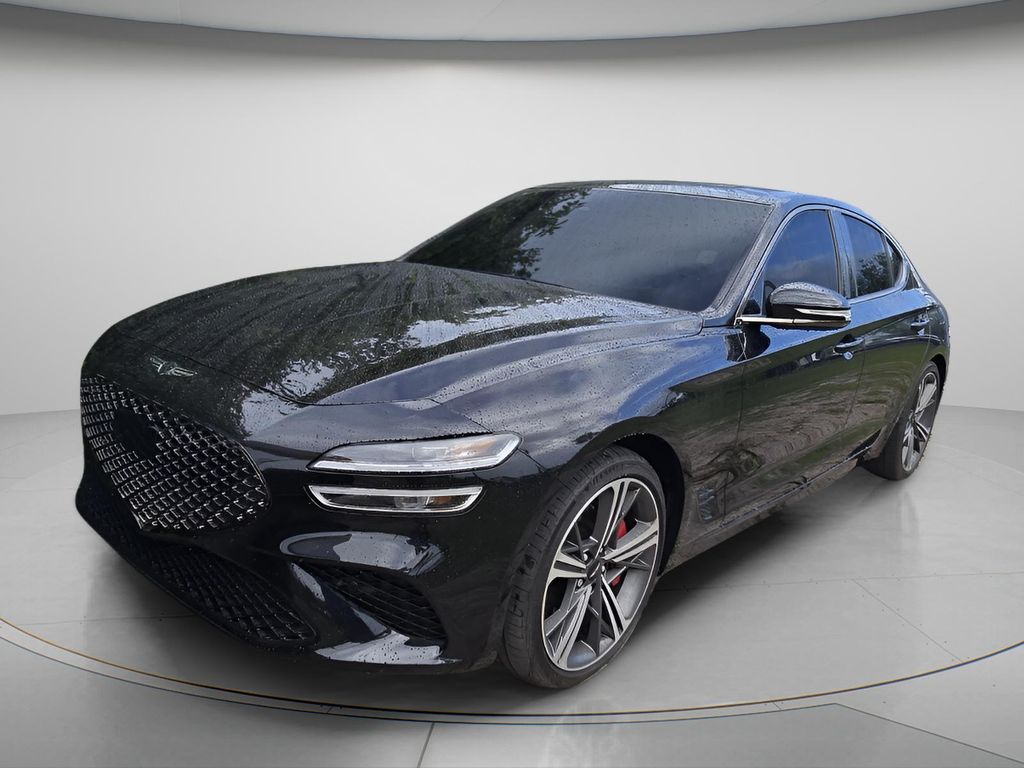 Vik Black 2024 Genesis G70 2.5T Standard RWD Sedan Rear-Wheel Drive 8-Speed Automatic
