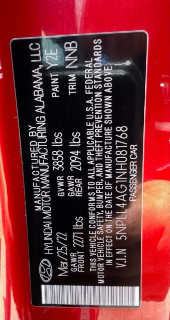 2022 Hyundai Elantra SE Red at DeMontrond Auto Country