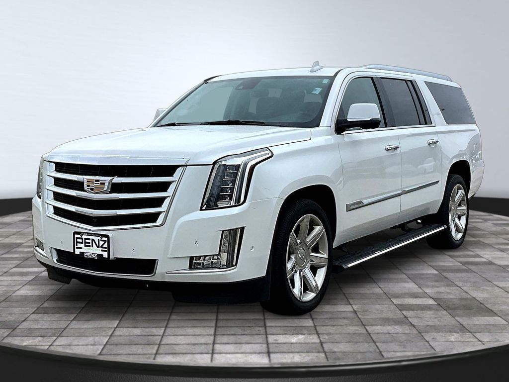 Crystal White Tricoat 2020 Cadillac Escalade ESV Premium Luxury 4WD SUV / Crossover Four-Wheel Drive