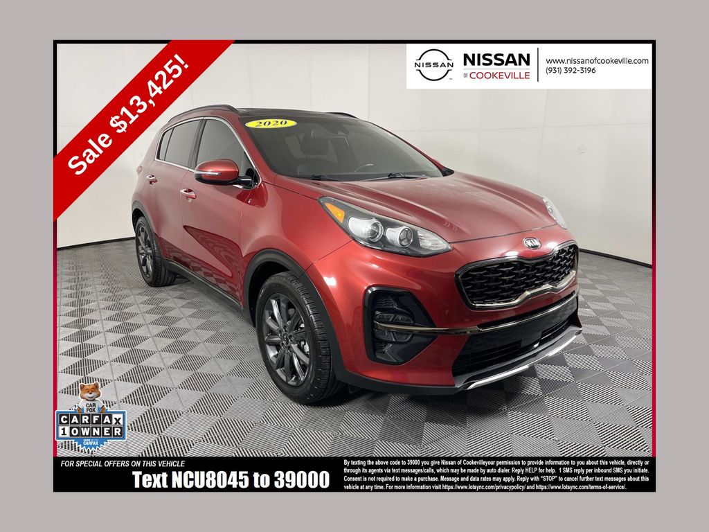Red 2020 Kia Sportage SUV / Crossover Front-Wheel Drive 6-Speed Automatic Overdrive