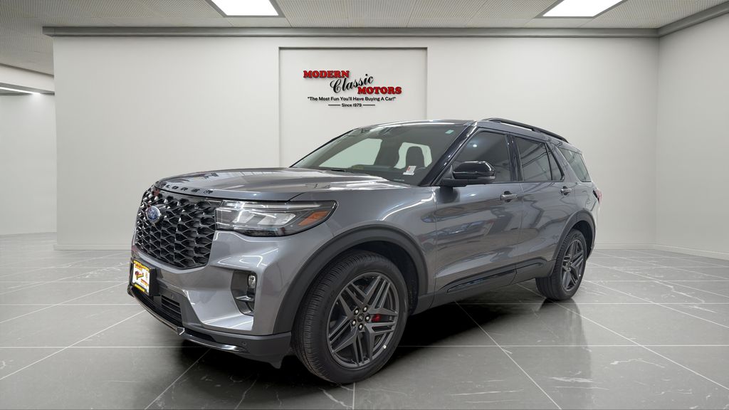 Gray Metallic 2025 Ford Explorer SUV / Crossover All-Wheel Drive Automatic