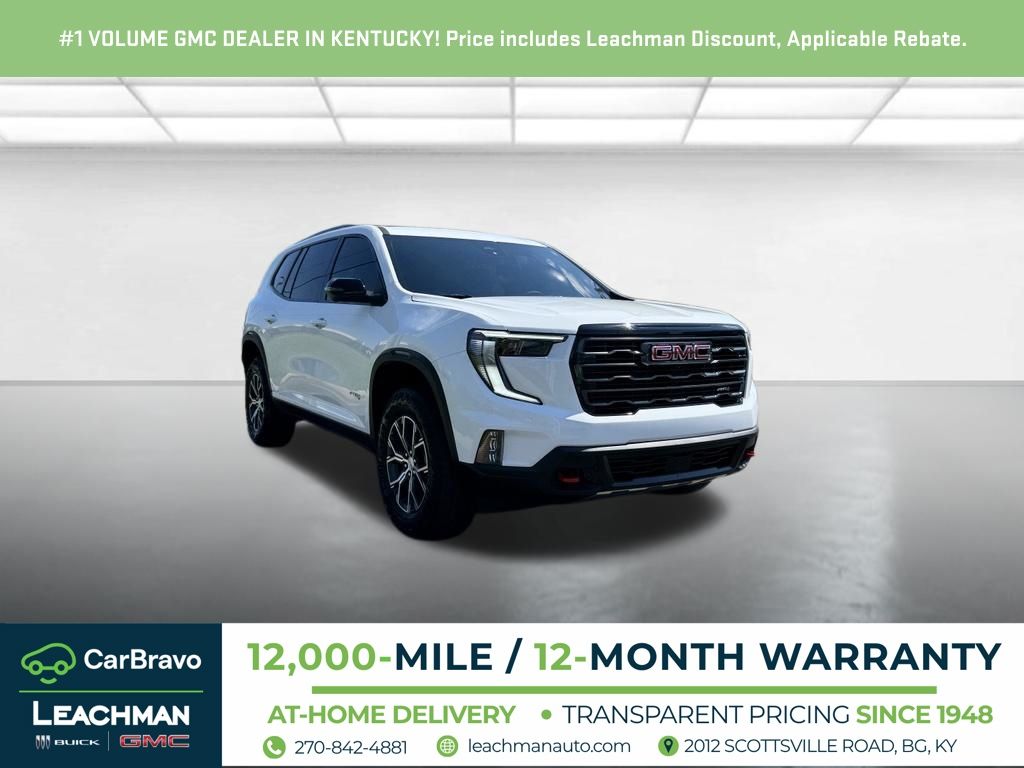 2025 GMC Acadia Blanco (Summit White) SUV/Crossover Todo terreno 8 velocidades Automática
