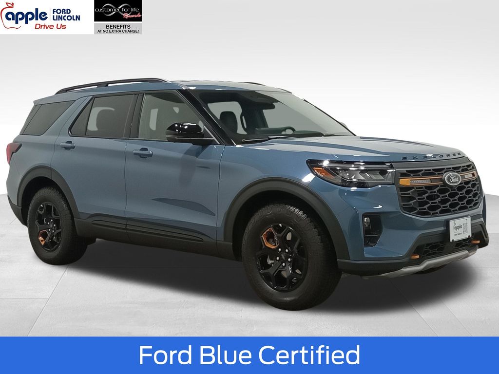 Vapor Blue 2026 Ford Explorer SUV / Crossover All-Wheel Drive Automatic