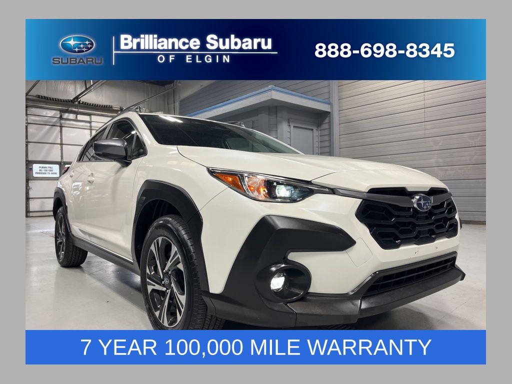 Crystal White Pearl 2024 Subaru Crosstrek SUV / Crossover All-Wheel Drive Continuously Variable Transmission